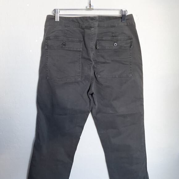 J.Crew Twill Garment Dye Chino Straight High Rise Pants Womens 4 Gray Cotton - Picture 5 of 8